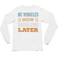 RC Vehicles Now Minimal Socializing Introvert Vintage Unisex Long Sleeve T-Shirt