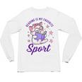 Reading Is My Favorite Sport Saying Quote Book Lovers Unisex Long Sleeve T-Shirt