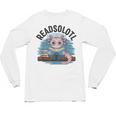 Readsolotl Book Lover Reading Axolotl Kids Reader Unisex Long Sleeve T-Shirt