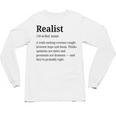 Realist Definition For Introverts Honest Personality Unisex Long Sleeve T-Shirt