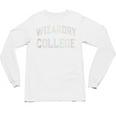 Retro Antisocial WIZARDRY COLLEGE Introvert Sarcastic Unisex Long Sleeve T-Shirt