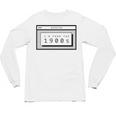 Retro Computer Screen I'm From The 1900s Birthday Unisex Long Sleeve T-Shirt