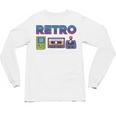 Retro Gaming Nostalgia Tee Perfect For Vintage Lovers Premium Tri-Blend Unisex Long Sleeve T-Shirt