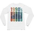 Retro Nineties Style Audio Tape Nostalgia Year 1990 Premium Tri-Blend Unisex Long Sleeve T-Shirt