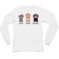 Rock Paper Scissors Hand Game Cute Paw Cat Introvert Unisex Long Sleeve T-Shirt