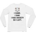 I Came I Saw I Had Anxiety So I Left Introvert Tee Unisex Long Sleeve T-Shirt I Came I Saw I Had Anxiety So I Left Introvert Tee Unisex Long Sleeve T-Shirt