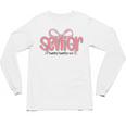 Senior 2026 Coquette Pink Bow Graduation 2026 Class Of 2026 Unisex Long Sleeve T-Shirt