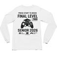 Senior 2026 Final Level Gamer Graduation 2026 Unisex Long Sleeve T-Shirt