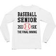 Senior Class Of 2025 Baseball Senior Night Graduation Party Unisex Long Sleeve T-Shirt