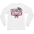 Senior Class Of 2027 Coquette Pink Bow Graduation 2027 Women Unisex Long Sleeve T-Shirt