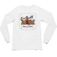 Senior Football Mom Class Of 2025 Graduation Graduate Unisex Long Sleeve T-Shirt