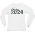Senior Graduation Class Of 2024 Cute Senior 2024 Flowers Unisex Long Sleeve T-Shirt