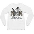 Senior Mom Class Of 2025 Senior Mama 2025 Leopard Graduation Unisex Long Sleeve T-Shirt