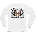 Senior Mom Class Of 2026 Graduation Leopard Coquette Bow Unisex Long Sleeve T-Shirt