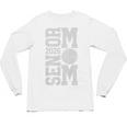 Senior Volleyball Mom 2026 Class Graduation Volleyball Premium Tri-Blend Unisex Long Sleeve T-Shirt