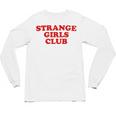Strange Girls Club Weird Antisocial Introvert Humor Unisex Long Sleeve T-Shirt Strange Girls Club Weird Antisocial Introvert Humor Unisex Long Sleeve T-Shirt