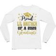 Super Proud Little Brother 2025 Graduate Graduation Family Unisex Long Sleeve T-Shirt