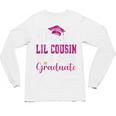 Super Proud Little Cousin Of 2025 Graduate Graduation Family Premium Tri-Blend Unisex Long Sleeve T-Shirt