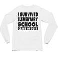 I Survived Elementary School Class Of 2018 Graduation Shirt Unisex Long Sleeve T-Shirt