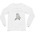 I Used To Be Somebody Nostalgia Halloween Spooky Season Premium Tri-Blend Unisex Long Sleeve T-Shirt