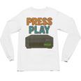 VHS Cassette Retro Analog Nostalgia Theme Premium Unisex Long Sleeve T-Shirt VHS Cassette Retro Analog Nostalgia Theme Premium Unisex Long Sleeve T-Shirt