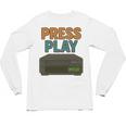VHS Cassette Retro Analog Nostalgia Theme Unisex Long Sleeve T-Shirt VHS Cassette Retro Analog Nostalgia Theme Unisex Long Sleeve T-Shirt