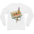 Vintage Pencil Rewind Cassette Tape Nostalgia Party 80s 90s Premium Unisex Long Sleeve T-Shirt Vintage Pencil Rewind Cassette Tape Nostalgia Party 80s 90s Premium Unisex Long Sleeve T-Shirt