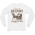 Vintage Please Be Patient With Me I'm From The 1900s On Back Unisex Long Sleeve T-Shirt