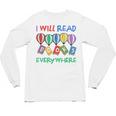 I Will Read Books Everywhere Across America Child Readers Unisex Long Sleeve T-Shirt