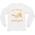 Woman Survives On Books Yarn Knitting Crochet Premium Tri-Blend Unisex Long Sleeve T-Shirt Woman Survives On Books Yarn Knitting Crochet Premium Tri-Blend Unisex Long Sleeve T-Shirt