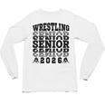 Wrestling Senior 2026 Graduation Unisex Long Sleeve T-Shirt