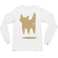 Yk2 Cat With Tomboy Tail 90s Nostalgia Downtown Indie Unisex Long Sleeve T-Shirt