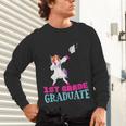 1st Grade Graduation Dabbing Unicorn Lover T-Shirt Kids Unisex Long Sleeve T-Shirt