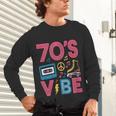 70s Retro Style Roller Skate Cassette Music Nostalgia Unisex Long Sleeve T-Shirt 70s Retro Style Roller Skate Cassette Music Nostalgia Unisex Long Sleeve T-Shirt