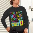 This Is My 90's Costume Retro 1990s Style Cassette Nostalgia Unisex Long Sleeve T-Shirt