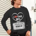 90s Nostalgia Cassette Heart Retro I Love The 90s Unisex Long Sleeve T-Shirt 90s Nostalgia Cassette Heart Retro I Love The 90s Unisex Long Sleeve T-Shirt
