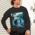 Bigfoot Sasquatch Loch Ness Monster Introvert Bruh Unisex Long Sleeve T-Shirt