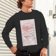 Books Flowers Art Flower Stack Pastel Feminine Unisex Long Sleeve T-Shirt