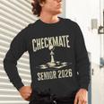 Checkmate Senior 2026 Chess Piece Class Of 2026 Graduation Unisex Long Sleeve T-Shirt