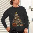 Christmas Tree Bookshelf Book Lover Library Unisex Long Sleeve T-Shirt Christmas Tree Bookshelf Book Lover Library Unisex Long Sleeve T-Shirt