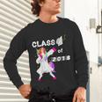 Class Of 2018 Graduation Him Her Unicorn Dabbing Shirt Unisex Long Sleeve T-Shirt