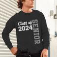 Class Of 2024 Senior 24 Shirt High School Graduation Party Unisex Long Sleeve T-Shirt