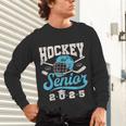 Class Of 2025 Hockey Senior Graduation Graduate Grad Unisex Long Sleeve T-Shirt