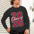 Class Of 2026 Graduation Red With Varsity Letters Unisex Long Sleeve T-Shirt