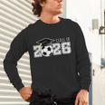 Class Of 2026 Senior 2026 Soccer High School Graduation Unisex Long Sleeve T-Shirt