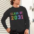 Class Of 2031 High School Graduation Date Kindergarten Shirt Unisex Long Sleeve T-Shirt