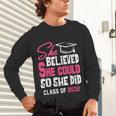 Class Of 2032 She Believed She Could Kids Graduation T-Shirt Unisex Long Sleeve T-Shirt