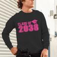 Class Of 2038 Pink Girls Growing Up School Memory Graduation Unisex Long Sleeve T-Shirt