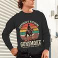 Classic Western Nostalgia Cowboy Sunset Unisex Long Sleeve T-Shirt Classic Western Nostalgia Cowboy Sunset Unisex Long Sleeve T-Shirt