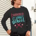 Cosmetology Graduation Tee I Survived Cosmetology School Unisex Long Sleeve T-Shirt